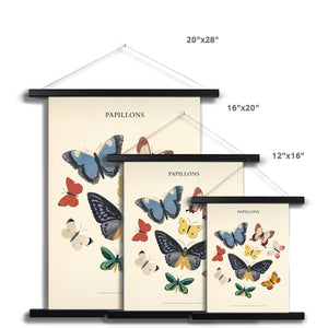Papillons Fine Art Print with Hanger