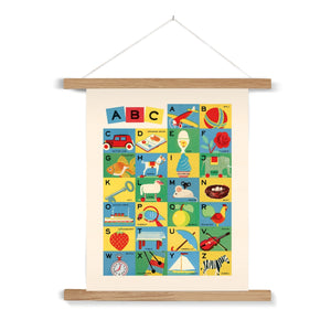 ABC Blocks Fine Art Print with Hanger