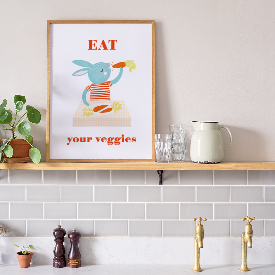 Eat Your Veggies Fine Art Print | Nora Aoyagi