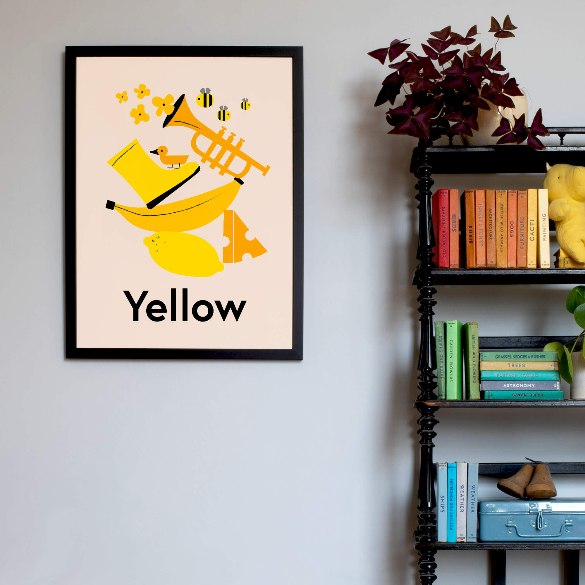 Favourite Colour Yellow Framed Fine Art Print