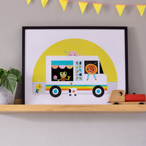 Ice Cream Truck Fine Art Print | Sara Gillingham