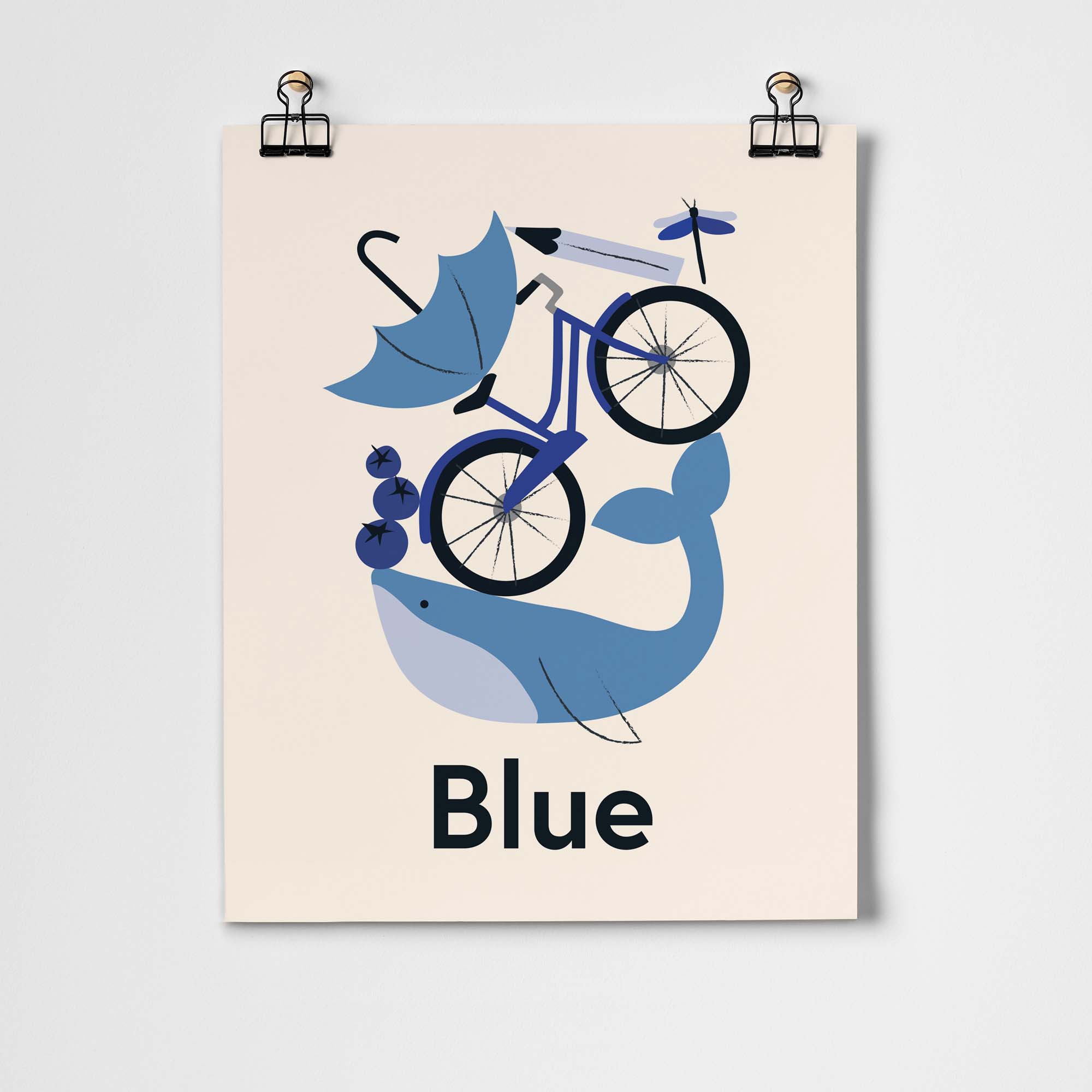 Favourite Colour Blue Fine Art Print