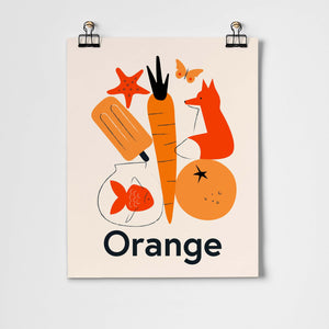 Favourite Colour Orange Fine Art Print