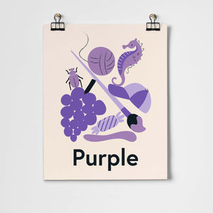 Favourite Colour Purple Fine Art Print