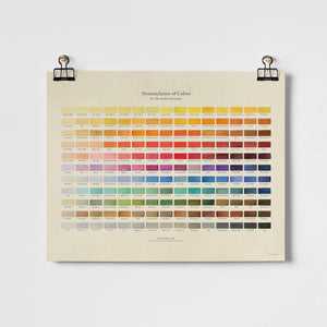 Nomenclature of Colours Fine Art Print