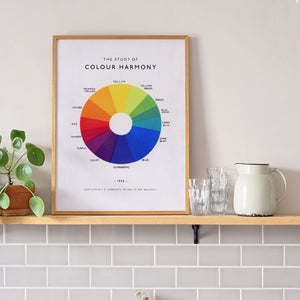The Study of Colour Harmony Fine Art Print with Hanger