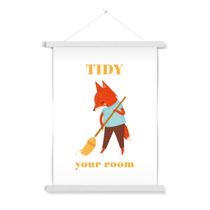 Tidy Your Room Fine Art Print with Hanger | Nora Aoyagi