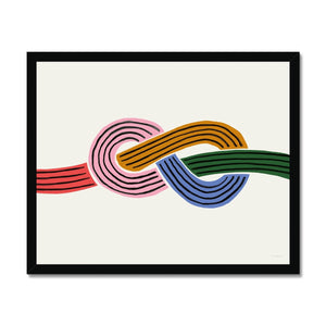 Infinity Knot Framed Fine Art Print