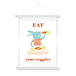 Eat Your Veggies Fine Art Print with Hanger | Nora Aoyagi