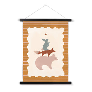 Reach for the Stars Animal Stack Fine Art Print with Hanger