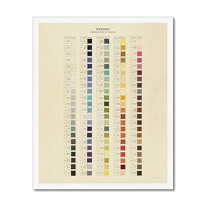 Werner's Nomenclature of Colours Framed Fine Art Print