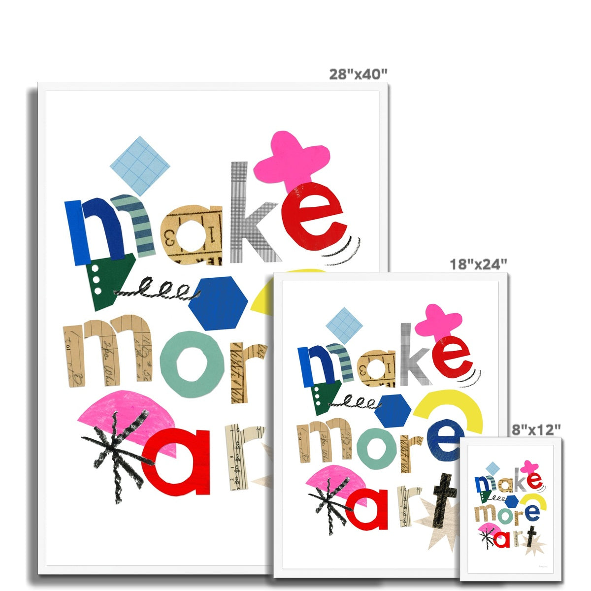 Make More Art Framed Fine Art Print