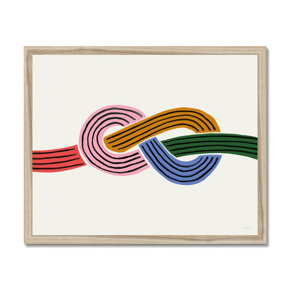 Infinity Knot Framed Fine Art Print