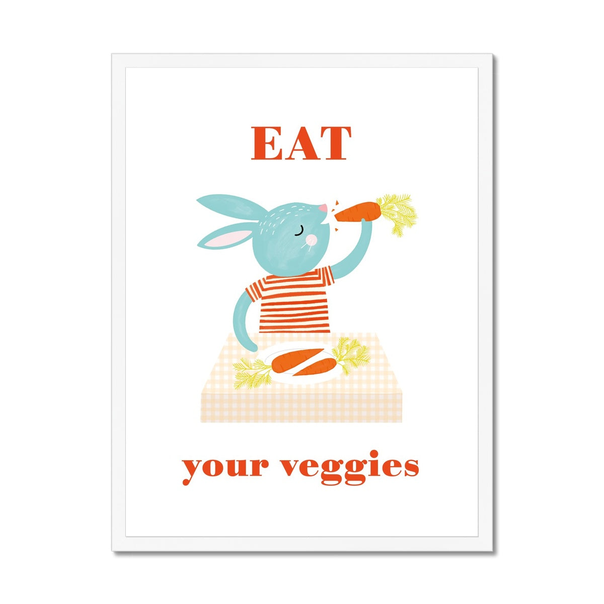 Eat Your Veggies Framed Fine Art Print | Nora Aoyagi