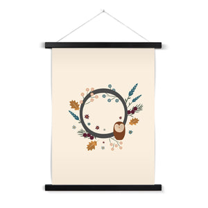 Initial Letter 'O' Woodlands Fine Art Print with Hanger