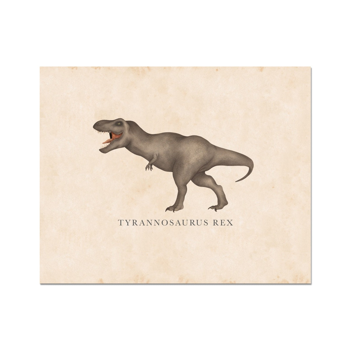 Vintage Tyrannosaurus-Rex Fine Art Print