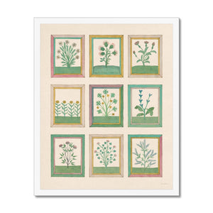 Book of Herbs Framed Fine Art Print